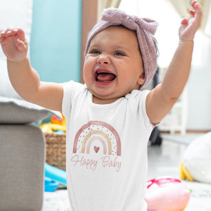 Happy Baby Boho Rainbow Baby Bodysuit  Strampler