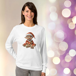 Happy Baby Christmas Elf Frauen T-Shirt