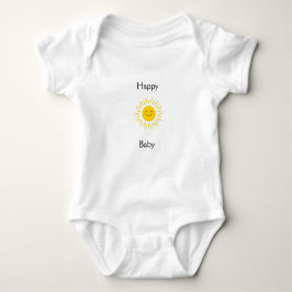 Happy Baby Smiling Sun One Piece Baby Strampler
