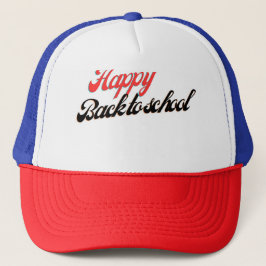 Happy Back to School Best Trucker Hat Truckerkappe