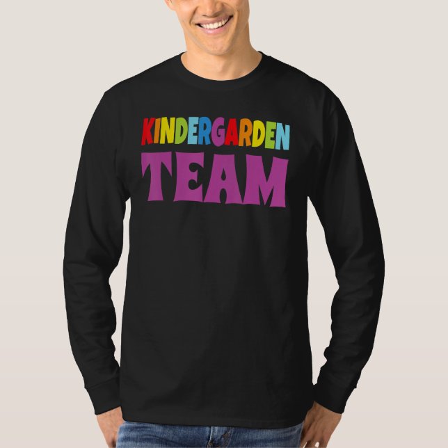 Happy Back To School Team Kindergarten Teacher Stu T-Shirt (Vorderseite)