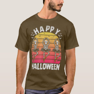 Happy Balletween Skeleton Ballerina Dancing Skelet T-Shirt
