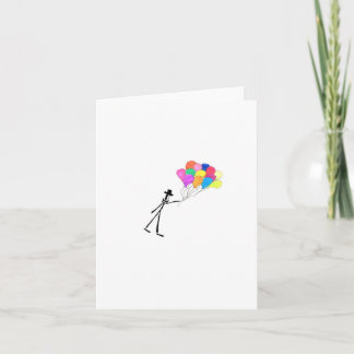 Happy Balloons Card Karte