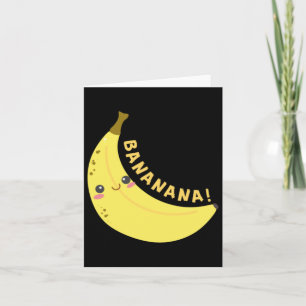Happy Banana Sticker Karte