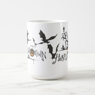 Happy Bats Halloween Tasse