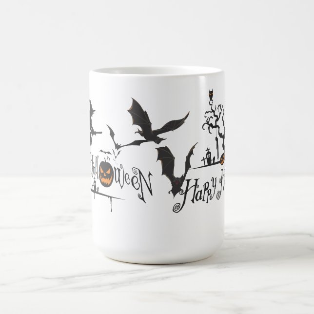 Happy Bats Halloween Tasse (Mittel)