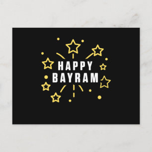 Happy Bayram Islam Moslem Allah Moschee Gott Gesch Postkarte