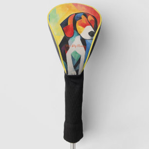 Happy Beagle Dog 03 - Kaori Golf Headcover