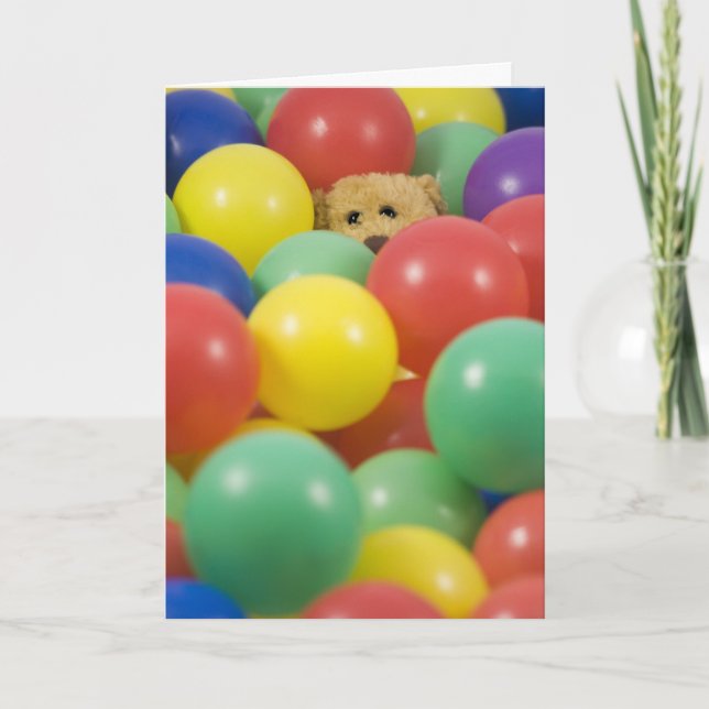 Happy Bear Day - Geburtstag Einladung (Vorderseite)