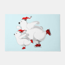 Happy Bears Christmas Doormat Fußmatte