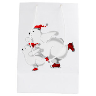 Happy Bears Geschenktasche - Weihnachten Mittlere Geschenktüte