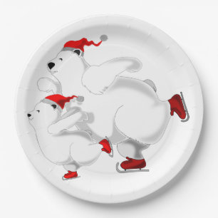 Happy Bears Paper Tellers Weihnachten Pappteller