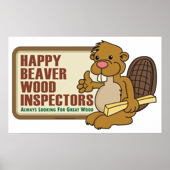 Happy Beaver Poster (Vorne)