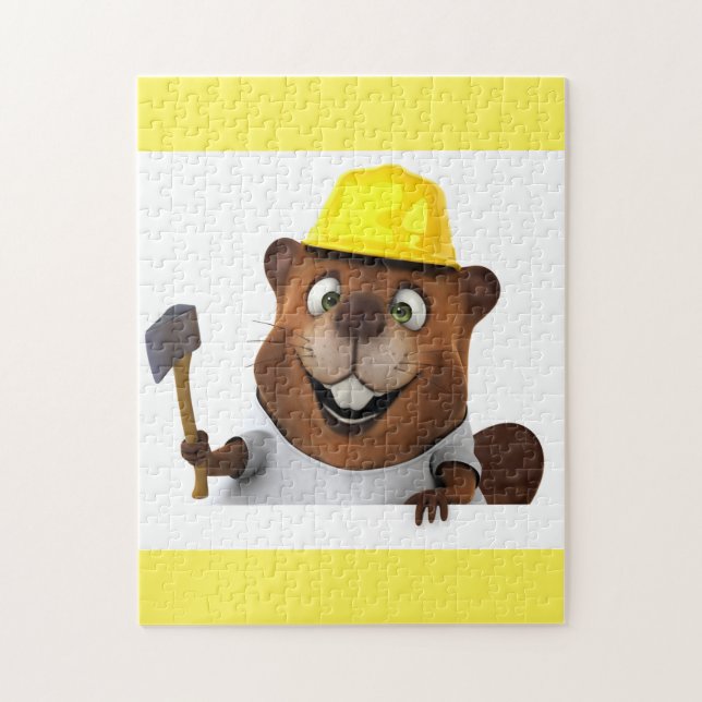 Happy Beaver Puzzle (Vertikal)
