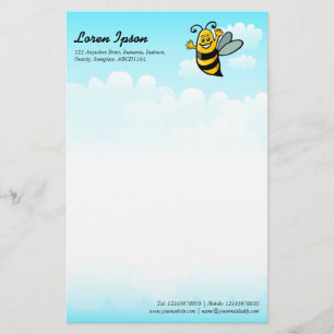 Happy Bee Briefpapier