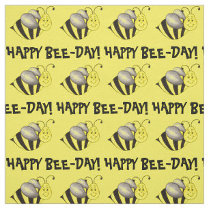 Happy Bee Day Yellow Bumblebee Honeybee Birthday Stoff