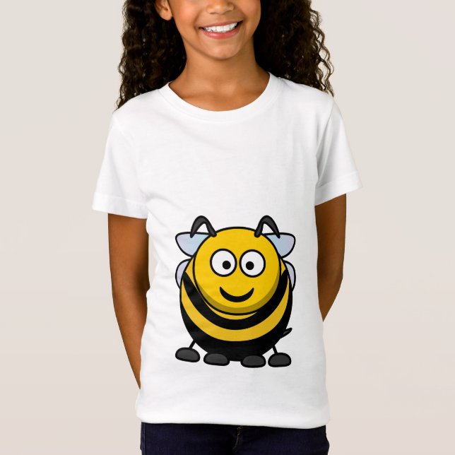 Happy Bee Honig T-Shirt (Vorderseite)