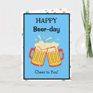 Happy Beer Day Niedliche Geburtstag Card Karte