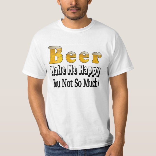 Happy Beer Shirt (Vorderseite)