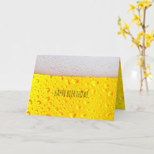 Happy Beerthday Personalisiertes Alter oder Name Karte