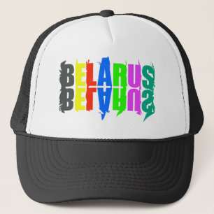 Happy Belarus - farbenfrohe Briefe Truckerkappe