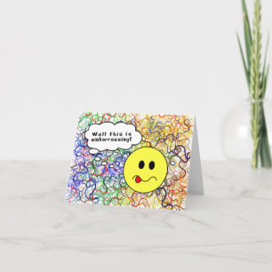 Happy Belated Birthday Had a Brain Furz & Forgot Karte