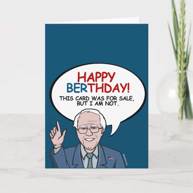 Happy Berthday - Ich bin nicht zum Verkauf Karte (Vorderseite)