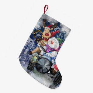 Happy Best Friends Funny Christmas Strumpf Kleiner Weihnachtsstrumpf