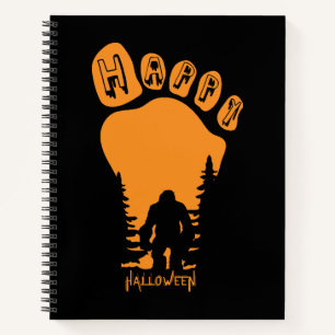 Happy Big Foot Halloween Notizbuch
