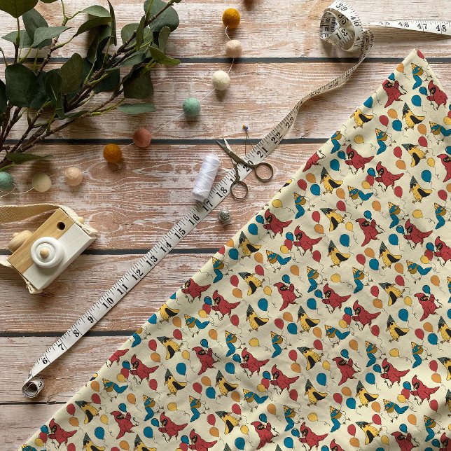 Happy Bird Day Cartoon Birds Themed Birthday Stoff (Von Creator hochgeladen)