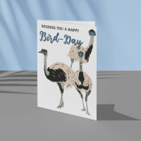 Happy Bird-Day Emu Thema Geburtstag