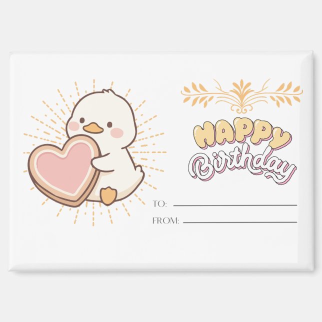 HAPPY BIRHDAY MAGNET (Vorderseite)