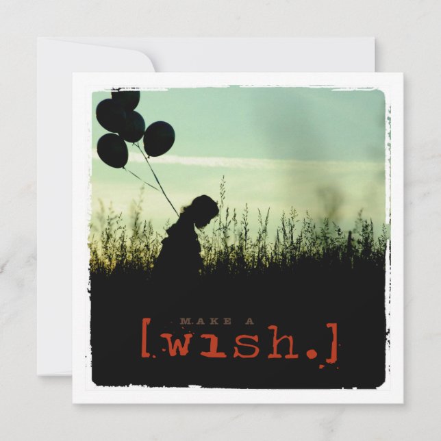 Happy Birtday Flat Foto Card Karte (Vorderseite)