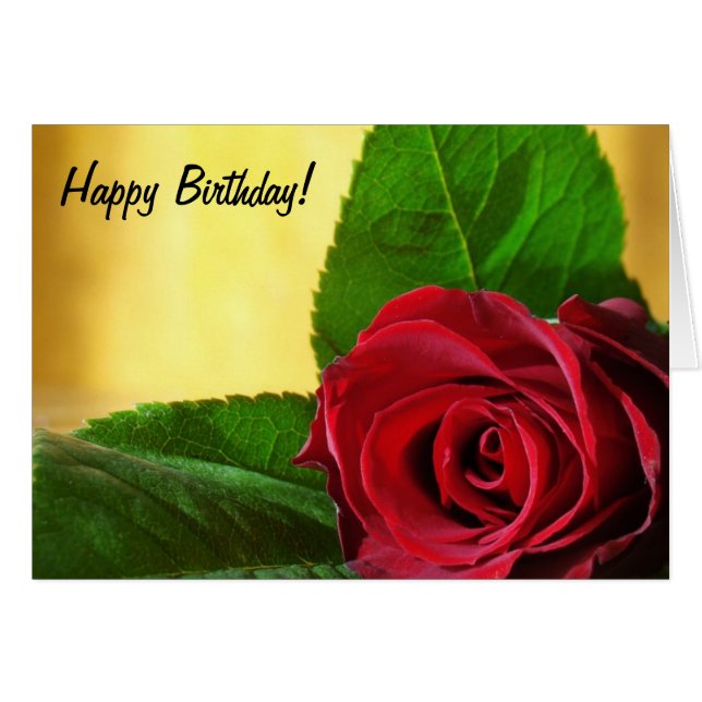 Happy Birthday (Vorderseite (Horizontal))