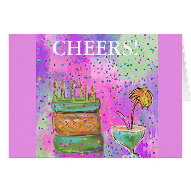 HAPPY BIRTHDAY (Vorderseite (Horizontal))