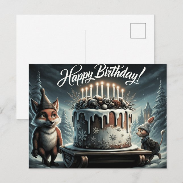 Happy Birthday 2026  Postcards divers Postkarte (Vorne/Hinten)