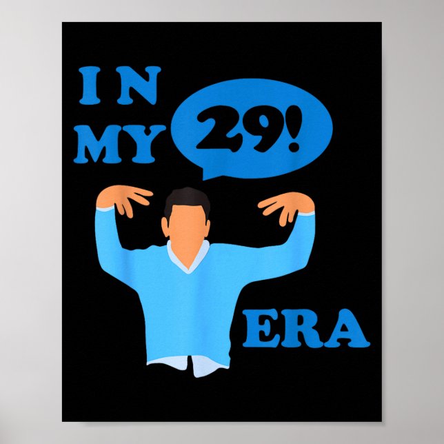 Happy Birthday 29th Twenty Nine New Girl In My 29  Poster (Vorne)