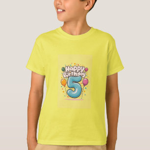 Happy Birthday 5 T-Shirt