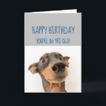 Happy Birthday 80th Secret to look Younger Fun Karte<br><div class="desc">Happy Birthday 80. Das Geheimnis,  jüngeren Spaß auszusehen. Sag Leuten,  dass du älter bist</div>