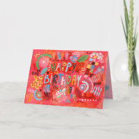 Happy Birthday Abtract Joy | Grußkarte