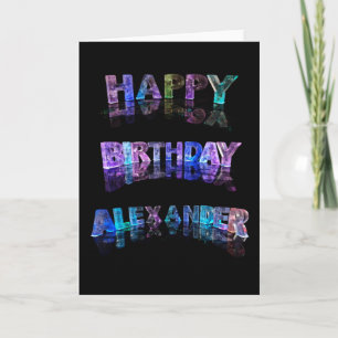 Happy Birthday Alexander Card Karte