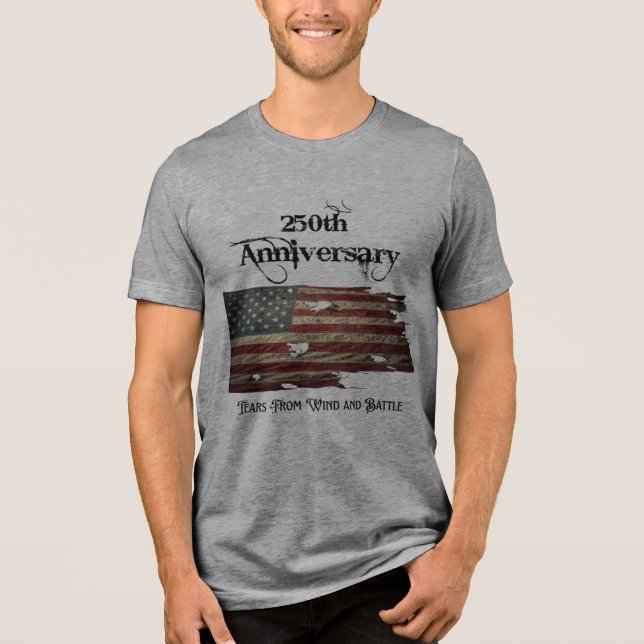  Happy Birthday America 2026 Tri-Blend Shirt (Vorderseite)