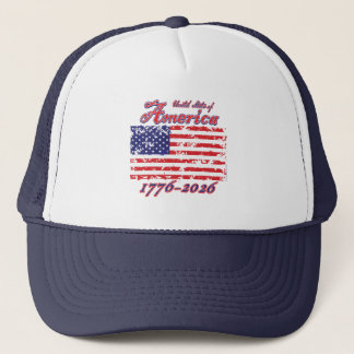 Happy Birthday America 250th Truckerkappe