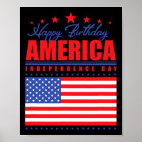 Happy Birthday America Independence Day 4. Juli