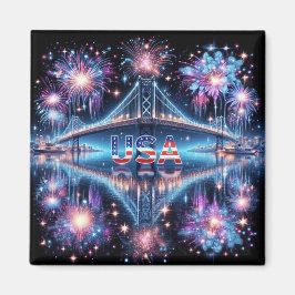 Happy Birthday America Magnet