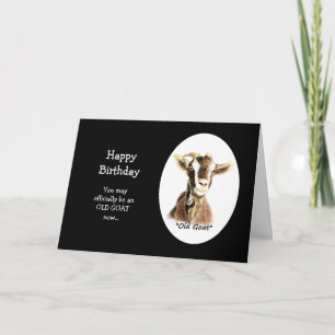 Happy Birthday Amtlich alte Ziege wir Liebe Karte