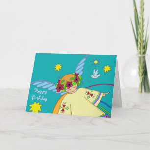 Happy Birthday Angel Karte