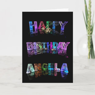 Happy Birthday Angela Card Karte
