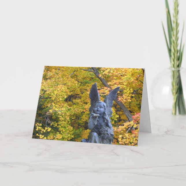 Happy Birthday Angel's Kiss Karte (Vorderseite)