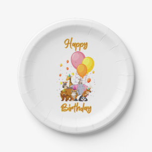 Happy Birthday Animal Collection Paper Teller